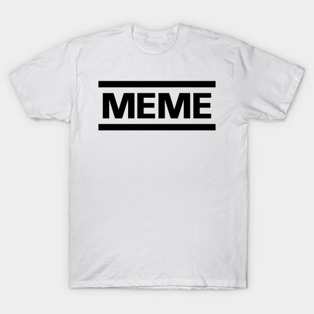 MEME White T-Shirt by Zannzabar